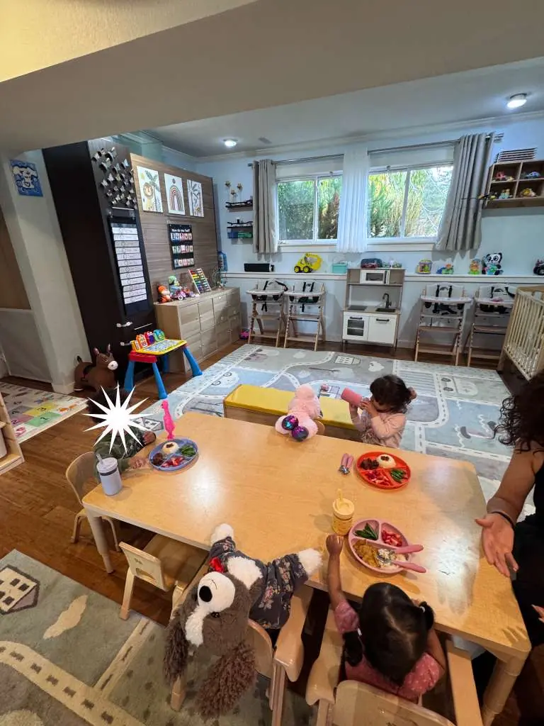 predictable environment in daycare classroom
