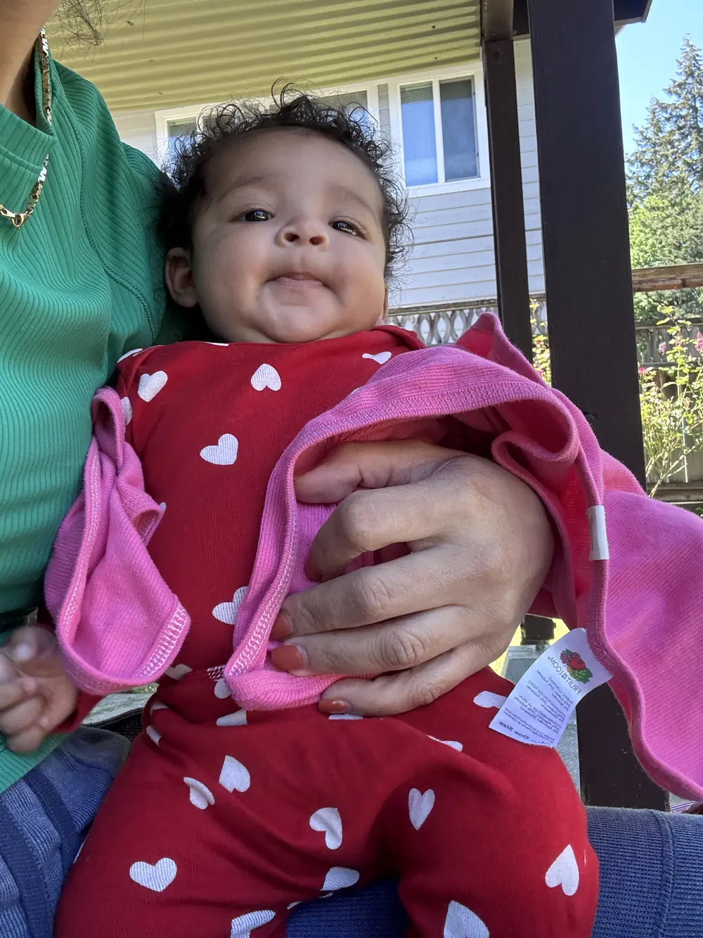 emotional first day at daycare
