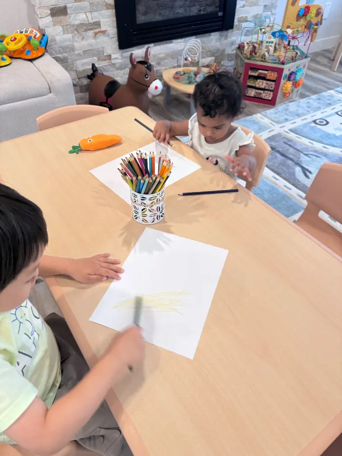 Children playing and learning at Kido Heaven Child Care in Bothell